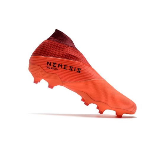 adidas Nemeziz 19+ FG Inflight - Naranja Negro Rojo_4.jpg